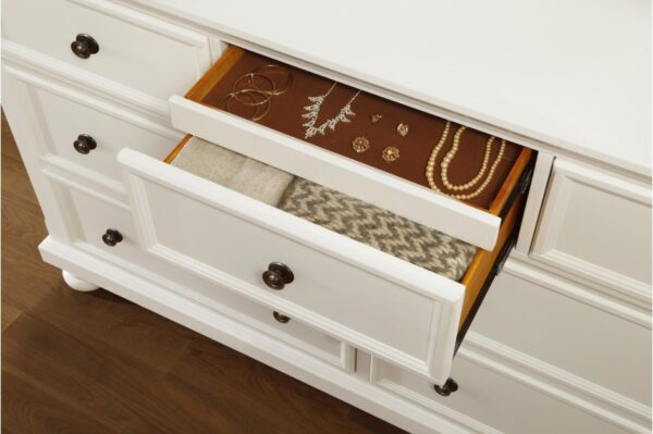 1714W Bedroom Laurelin Collection 4PC SET: 1QB,1NS,1DR,1MR