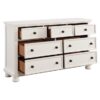 1714W Bedroom Laurelin Collection 4PC SET: 1QB,1NS,1DR,1MR