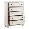 1714W Bedroom Laurelin Collection 4PC SET: 1QB,1NS,1DR,1MR