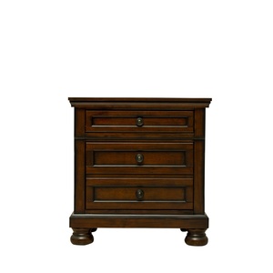 1718BRN-4 NIGHT STAND WITH HIDDEN DRAWER