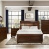 1718BRN Bedrooo Begonia Collection 4PC SET: 1QB,1NS,1DR,1MR