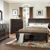 1718GY Bedroom Begonia Collection 4pc Set (QB+NS+DR+MR)