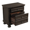 1718GY Bedroom Begonia Collection 4pc Set (QB+NS+DR+MR)