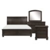1718GY Bedroom Begonia Collection 4pc Set (QB+NS+DR+MR)