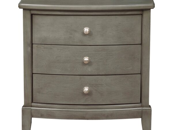 1730GY-4N NIGHT STAND, GRY FIN