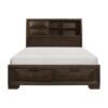HE-1753-1  Queen Platform Bed with Footboard Storage