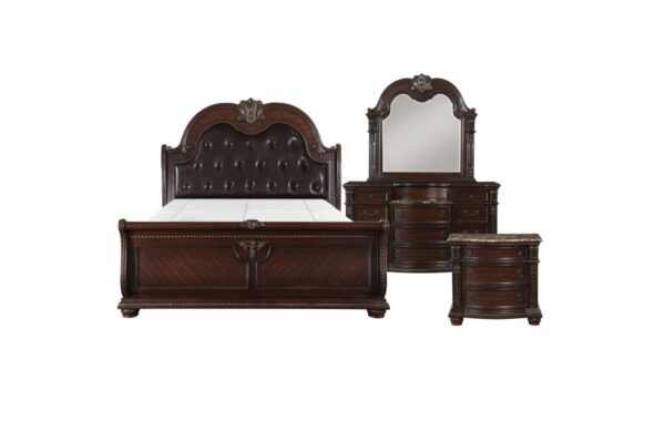 1757 Bedroom Cavalier Collection 4PC SET (QB+NS+DR+MR)