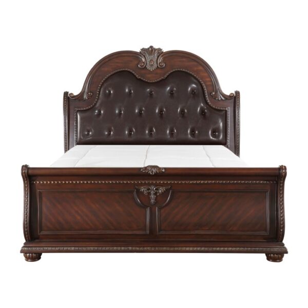 HE-1757-1  Queen Sleigh Bed