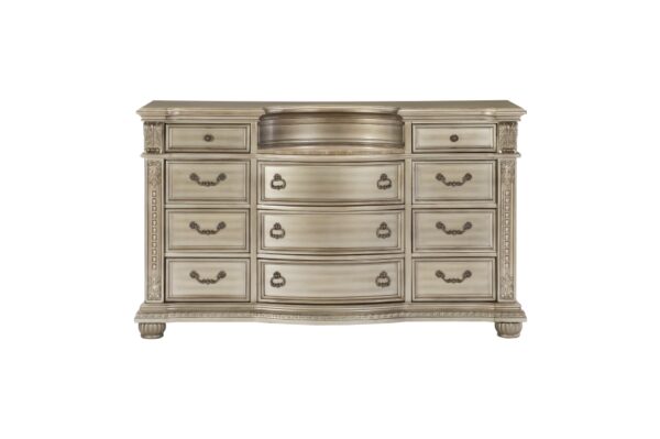 1757SV Bedroom Cavalier Collection 4pc Set (QB+NS+DR+MR)