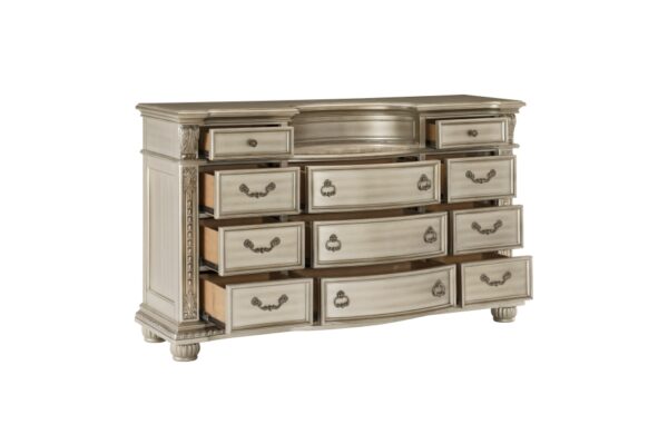 1757SV Bedroom Cavalier Collection 4pc Set (QB+NS+DR+MR)