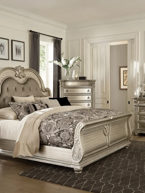1757SV Bedroom Cavalier Collection 4pc Set (QB+NS+DR+MR)