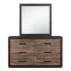 1762 Bedroom Miter Collection 4pc Set (QB+NS+DR+MR)