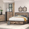 1762 Bedroom Miter Collection 4pc Set (QB+NS+DR+MR)