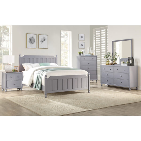 HE-1803GY-1  Queen Bed
