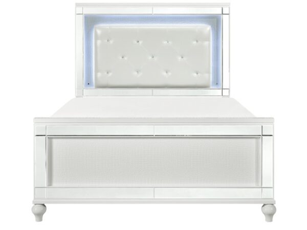 California King Bed, LED Lig