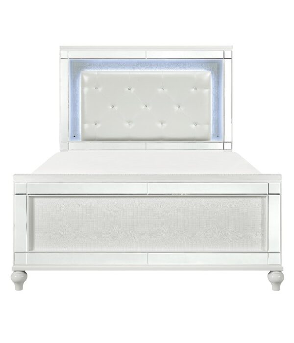 California King Bed, LED Lig