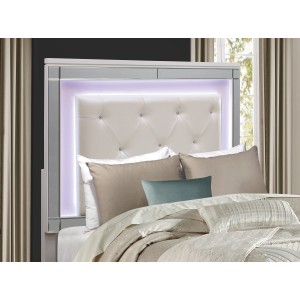 California King Bed, LED Lig