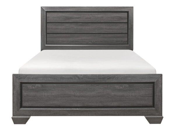 HE-1904GY-1  Queen Bed