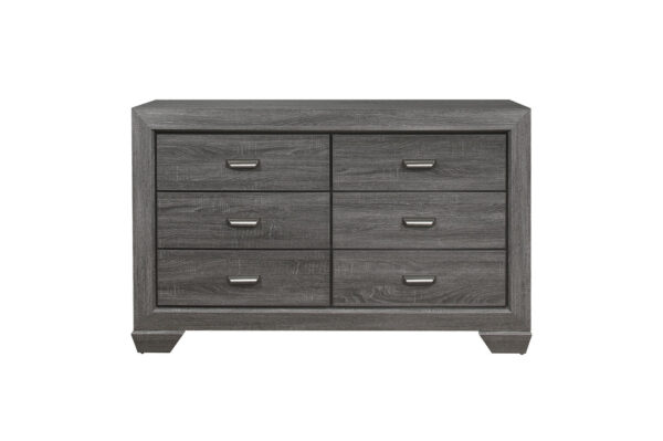 1904GY Bedroom Beechnut Collection 4pc Set (QB+NS+DR+MR)