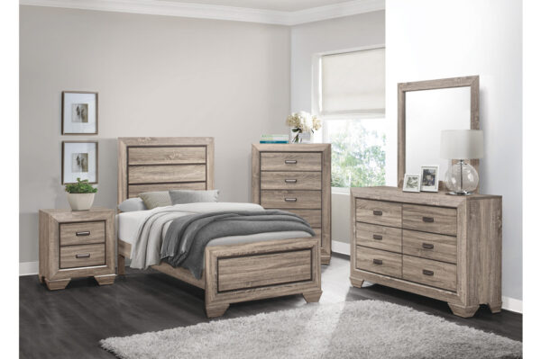 1904 Bedroom Beechnut Collection 4pc set (QB+NS+DR+MR)