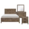 1910 Bedroom Mandan Collection 4pc Set (QB+NS+DR+MR)
