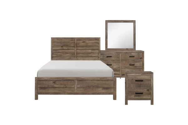 1910 Bedroom Mandan Collection 4pc Set (QB+NS+DR+MR)