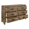 1910 Bedroom Mandan Collection 4pc Set (QB+NS+DR+MR)