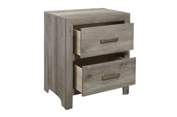1910GY Bedroom Mandan Collection 4pc Set (QB+NS+DR+MR)