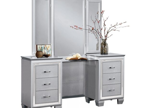 1916-15* Vanity Dresser with Mirror