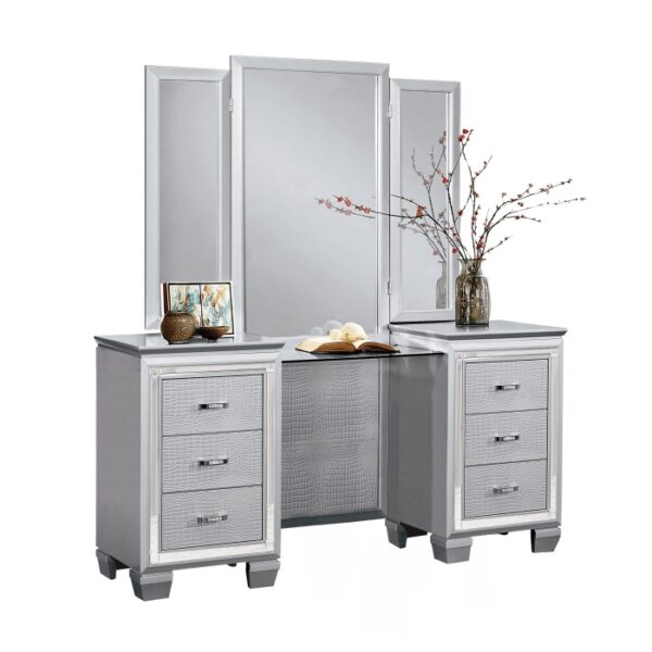 1916-15* Vanity Dresser with Mirror