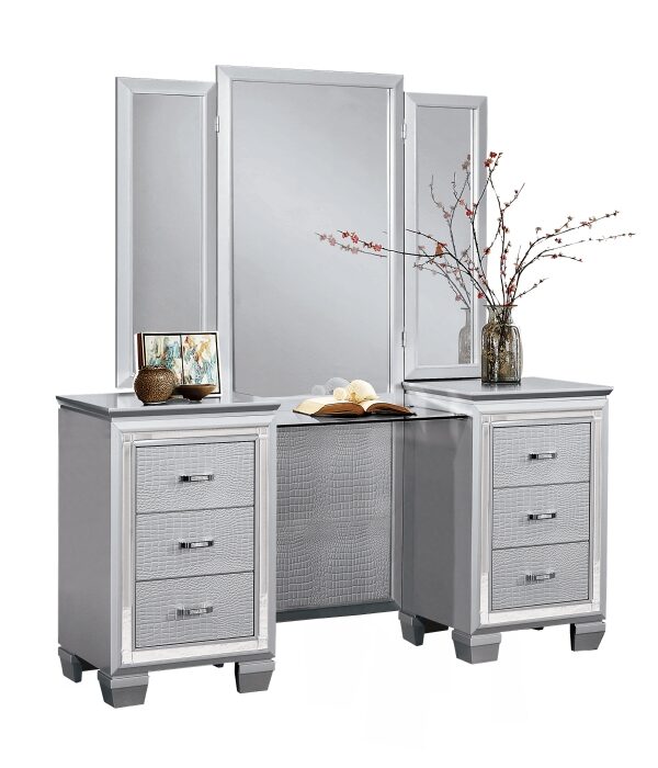 1916-15* Vanity Dresser with Mirror