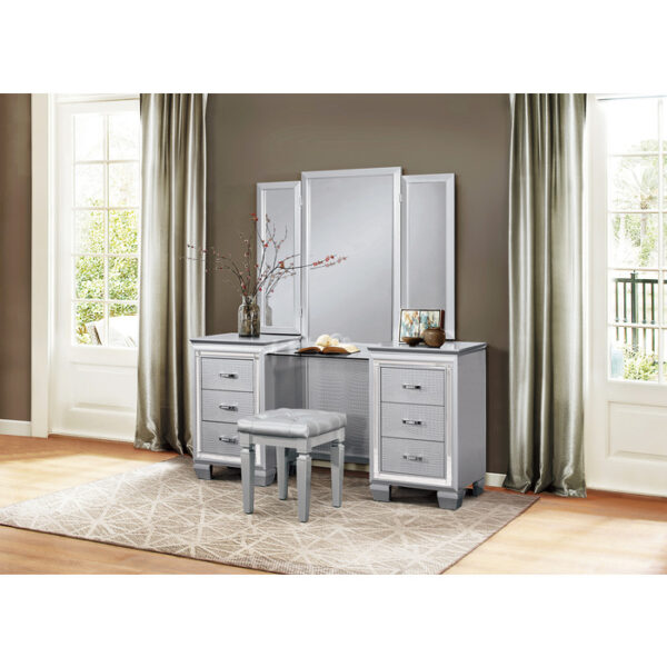 1916-15* Vanity Dresser with Mirror