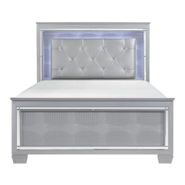 HE-1916-1Queen Bed, LED Lighting
