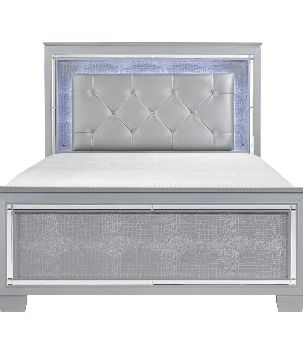 HE-1916-1Queen Bed, LED Lighting