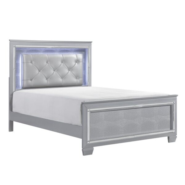 HE-1916-1Queen Bed, LED Lighting