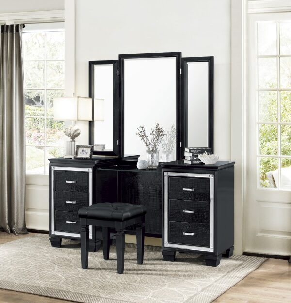 1916BK Bedroom Allura Collection 4pc Set (QB+NS+DR+MR)