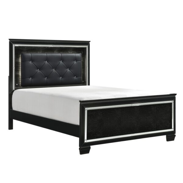 California King Bed, LED Lig