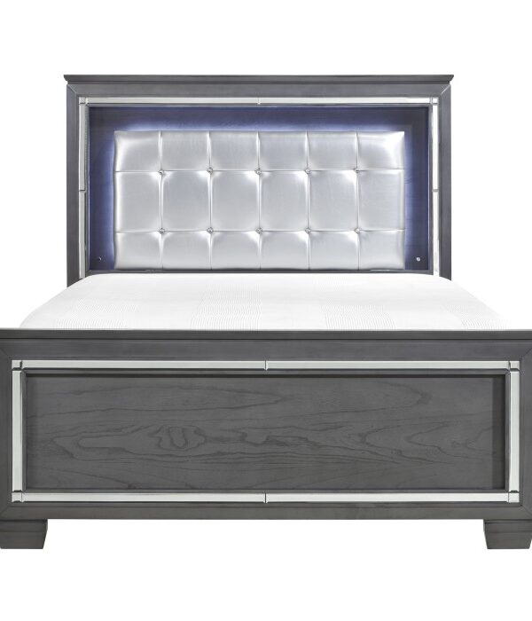 California King Bed, LED Lig