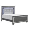 1916GY Bedroom Allura Collection 4pc Set (QB+NS+DR+MR)