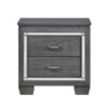 1916GY Bedroom Allura Collection 4pc Set (QB+NS+DR+MR)