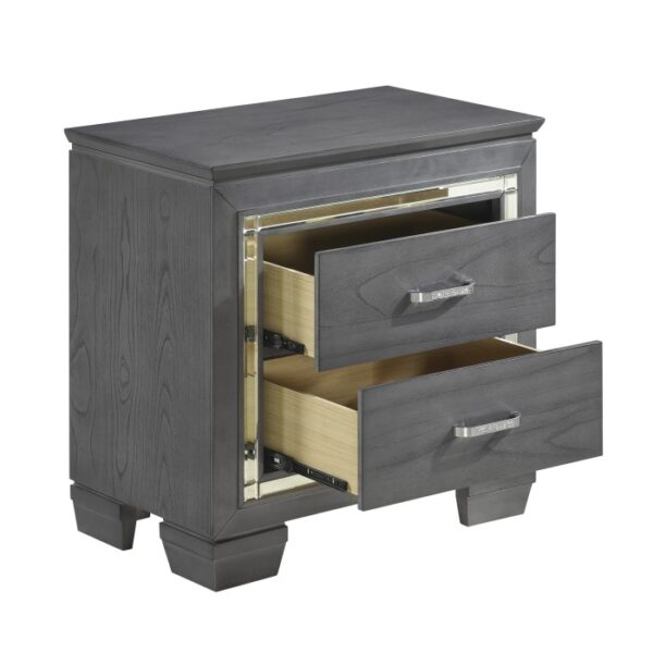 1916GY-4 Night Stand, LED Lighting