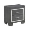 1916GY Bedroom Allura Collection 4pc Set (QB+NS+DR+MR)