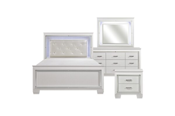 1916W Bedroom Allura Collection 4pc Set (QB+NS+DR+MR)