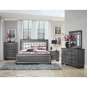 1916GY-4 Night Stand, LED Lighting