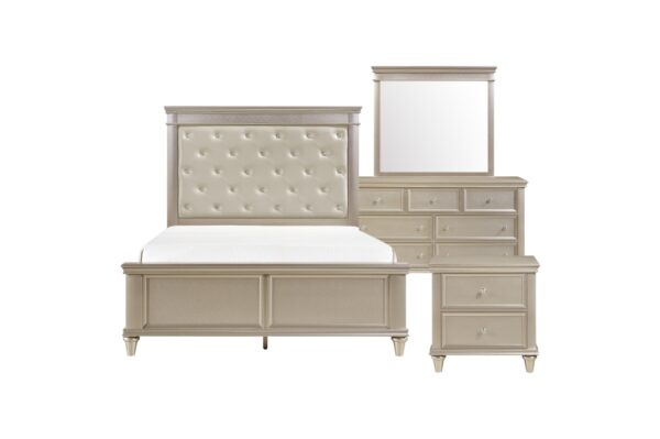 1928 Bedroom Celandine Collection 4pc Set (QB+NS+DR+MR)