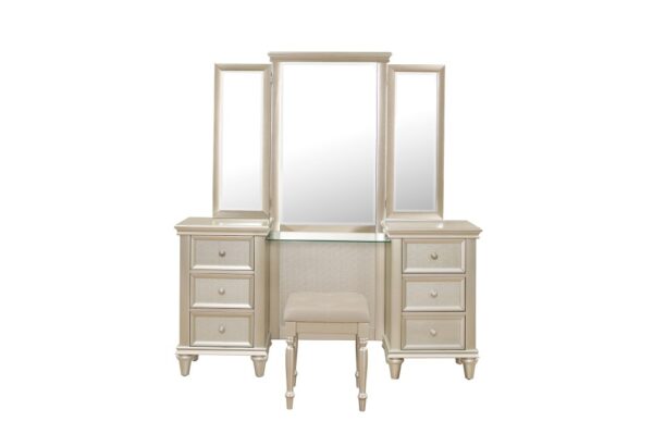 1928 Bedroom Celandine Collection 4pc Set (QB+NS+DR+MR)