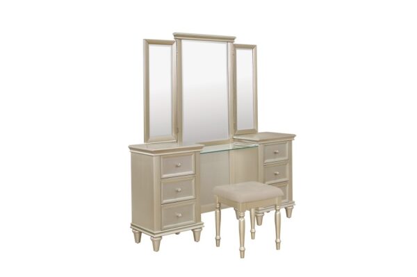1928 Bedroom Celandine Collection 4pc Set (QB+NS+DR+MR)