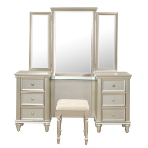 1928-15* Vanity Dresser with Mirror