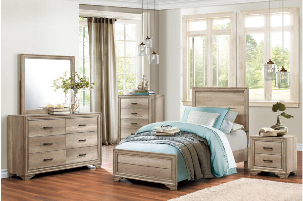 1955 Bedroom Lonan Collection 4PC SET: 1QB,1NS,1DR,1MR