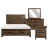 1957 Bedroom Jerrick Collection 4PC SET: 1QB,1NS,1DR,1MR